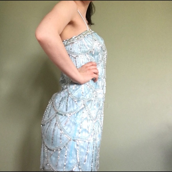 Dave & Johnny Cocktail Sequin Mini Dress - Picture 4 of 6